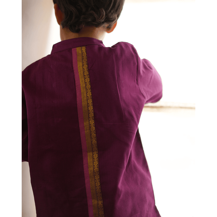 Love The World Today Anagha Short Indian Kurta - Purple
