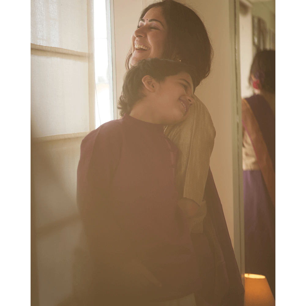 Love The World Today Anagha Short Indian Kurta - Purple