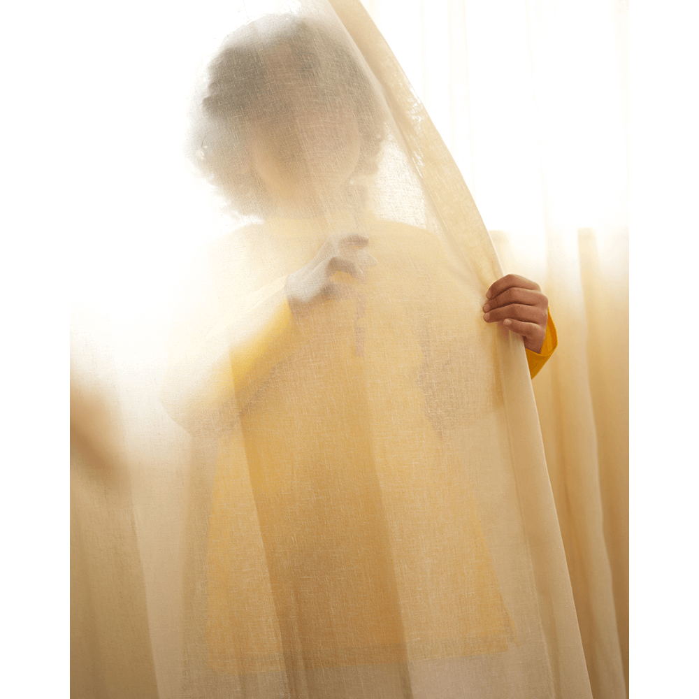 Love The World Today Basant Side Button Short Festive Kurta - Yellow