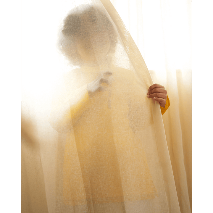 Love The World Today Basant Side Button Short Festive Kurta - Yellow