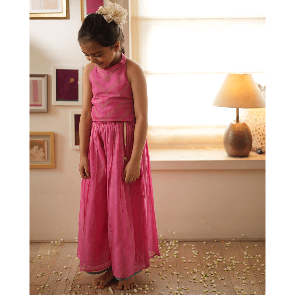 Love The World Today Neelkamal Coord Set - Pink