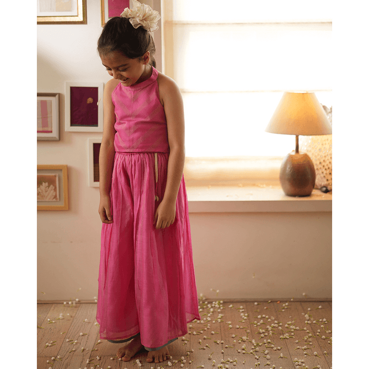 Love The World Today Neelkamal Coord Set - Pink