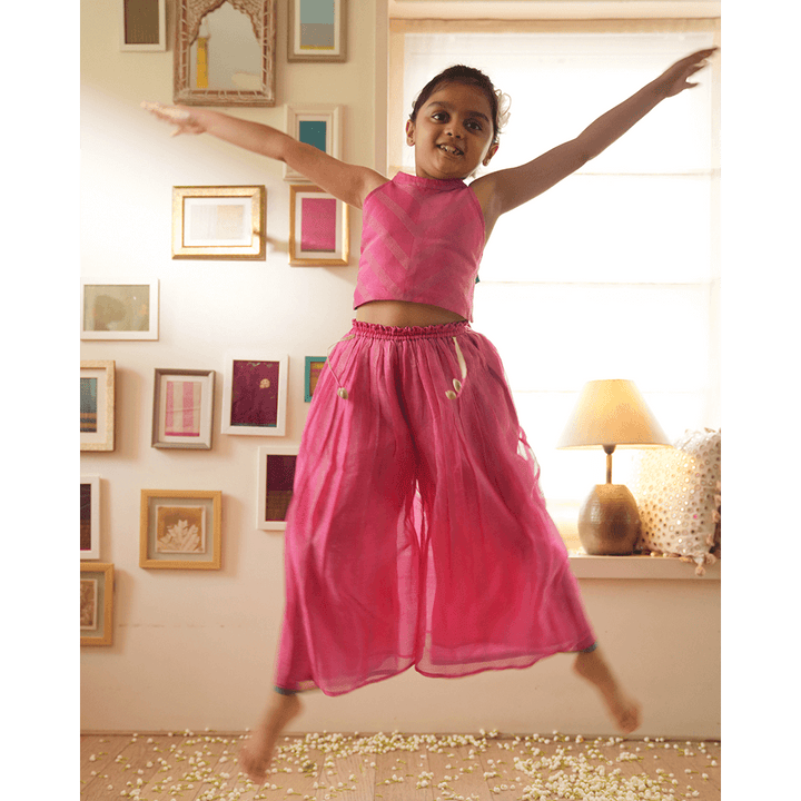 Love The World Today Neelkamal Coord Set - Pink