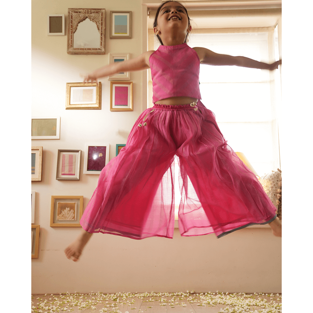 Love The World Today Neelkamal Coord Set - Pink