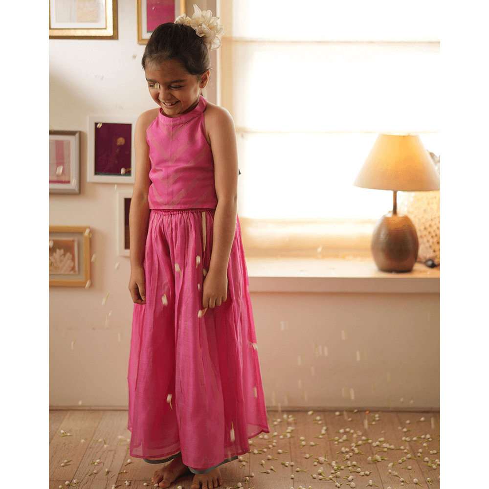 Love The World Today Neelkamal Coord Set - Pink