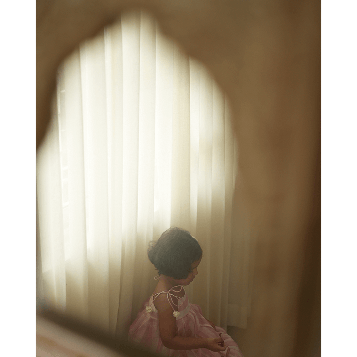 Love The World Today Kamal Lehenga Set - Baby Pink Stripes