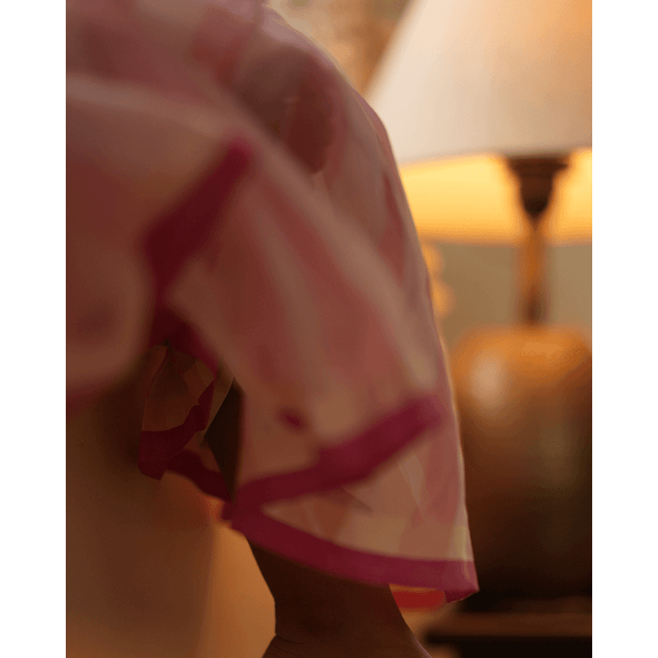Love The World Today Kamal Lehenga Set - Baby Pink Stripes