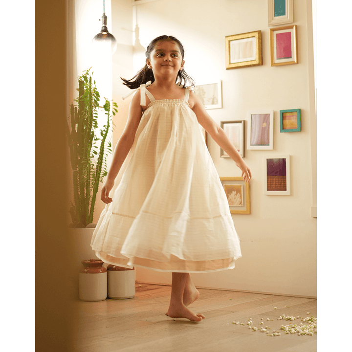 Love The World Today Anagha Lehenga Set - Purple &amp; White Gold