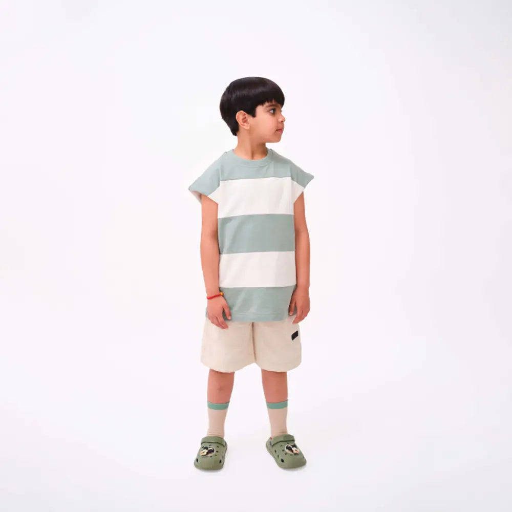 Krawl Kids Cargo Shorts - Beige