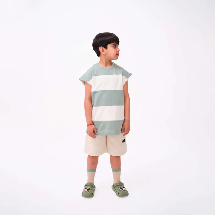 Krawl Kids Cargo Shorts - Beige