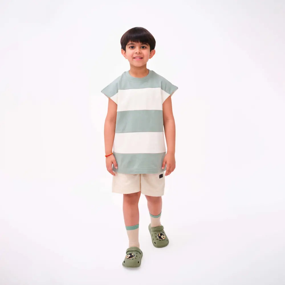 Krawl Kids Cargo Shorts - Beige