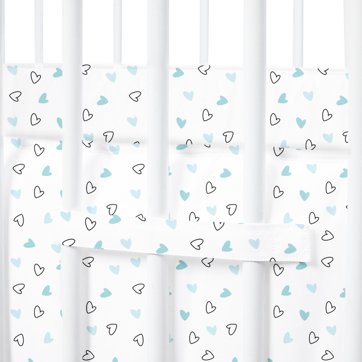 Twill Blue Hearts