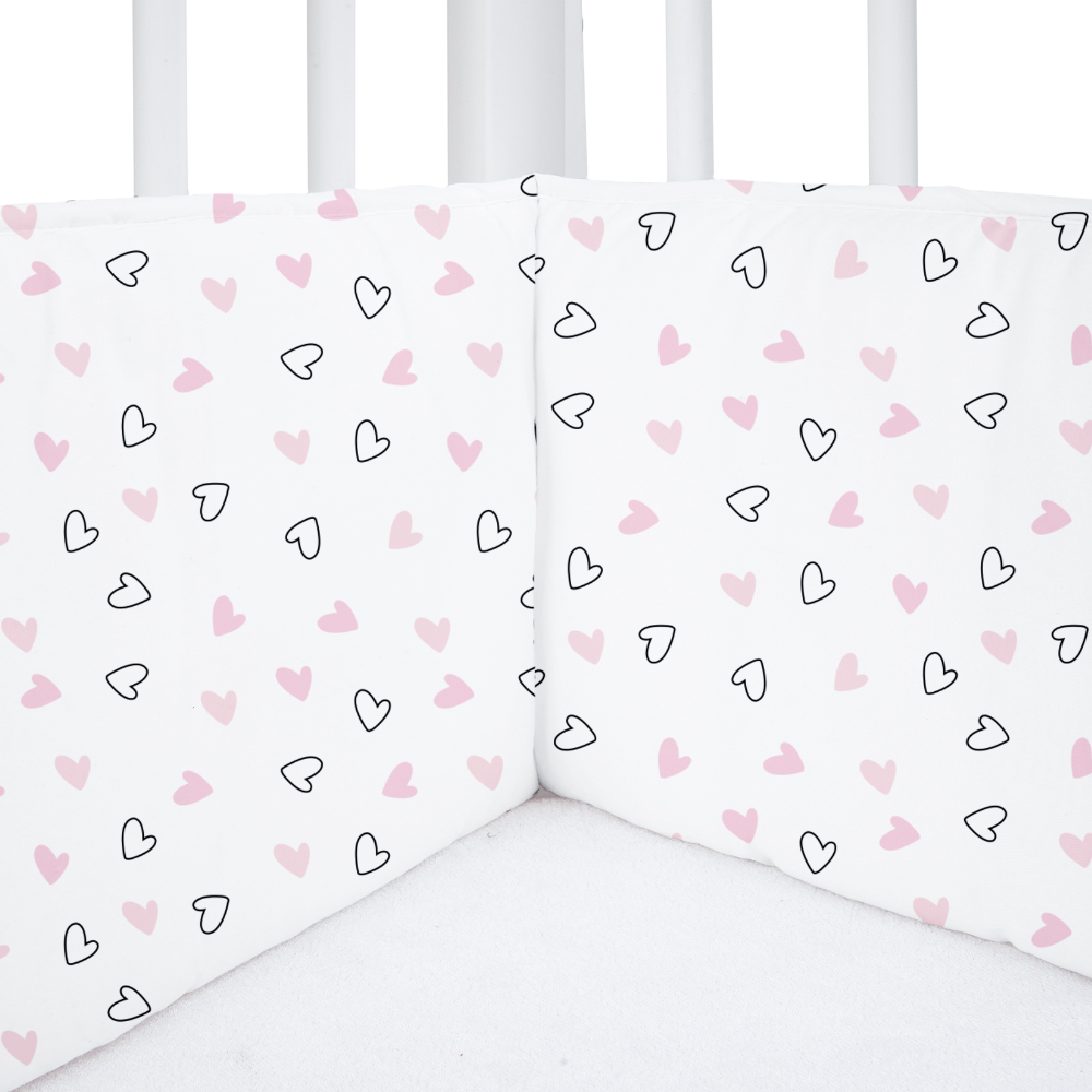 Twill Pink Hearts