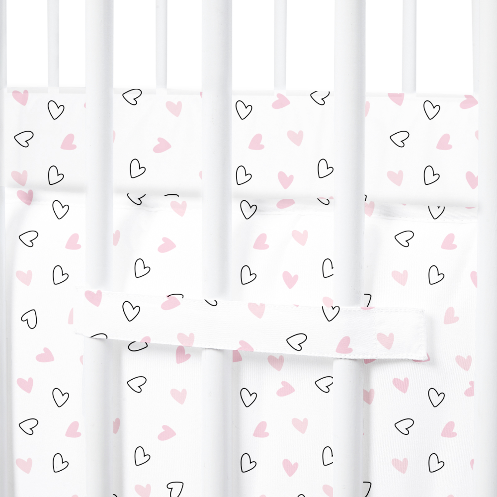 Twill Pink Hearts