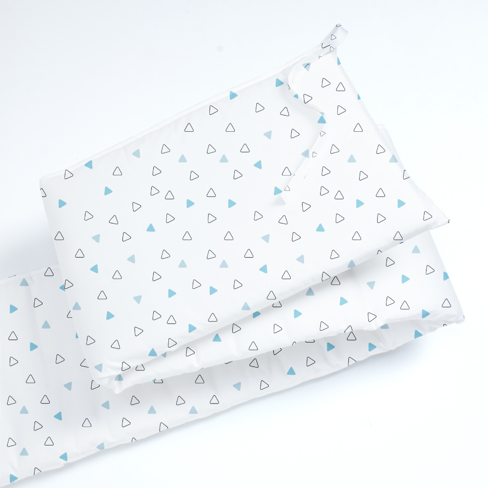 Twill Blue Triangle