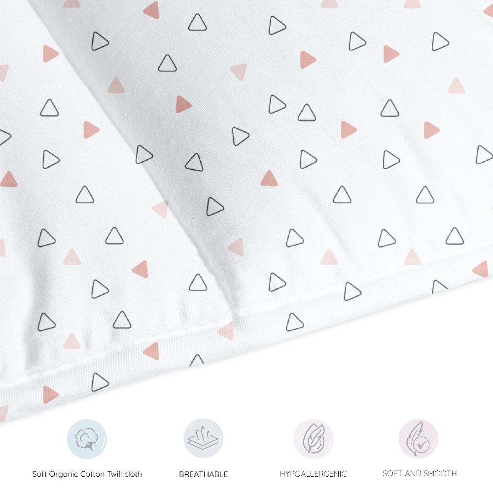 Twill Pink Triangle