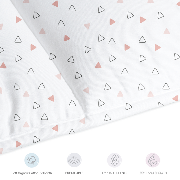 Twill Pink Triangle