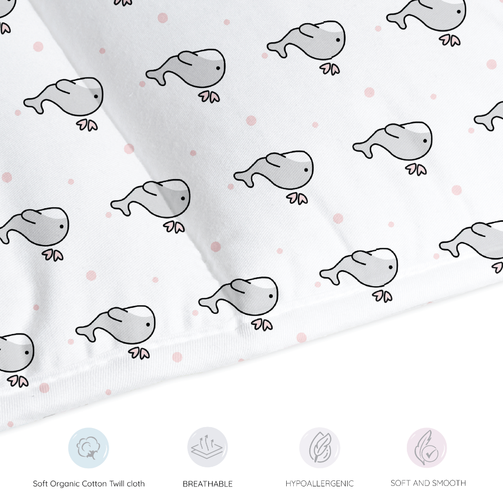 Grey Whale with Pink Dots