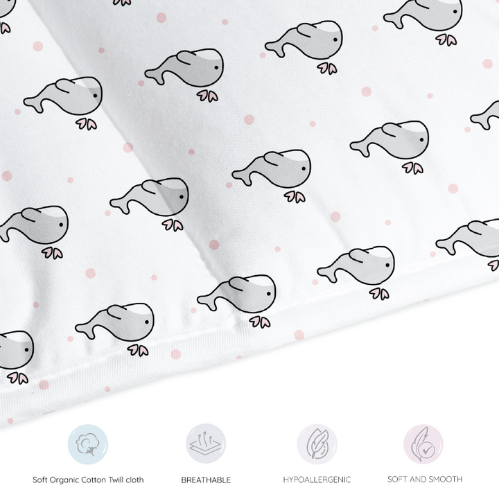Grey Whale with Pink Dots
