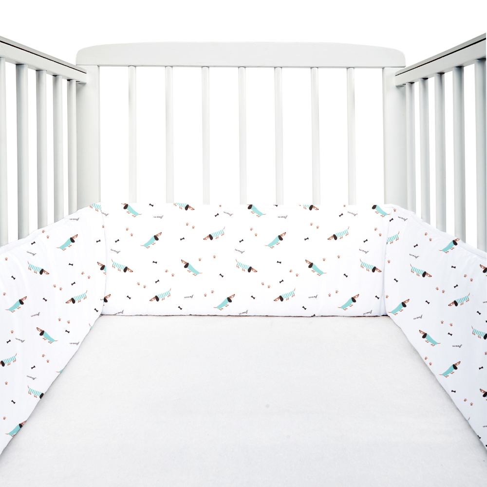 The White Cradle Baby Safe Cot Bumper Pad