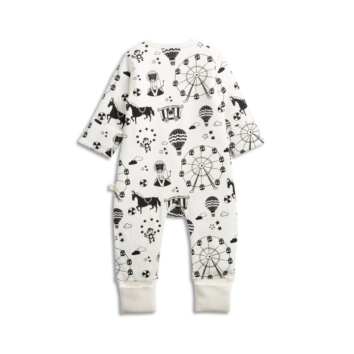 Tiny Twig Long Sleeve Zipsuit - Printed