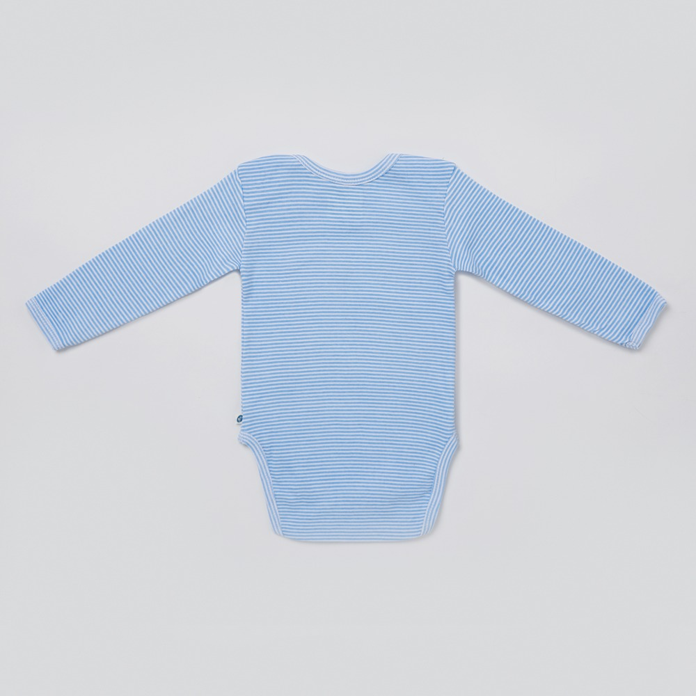 Cotton Bug Full Sleeves Romper - Set of 3 - Cloud