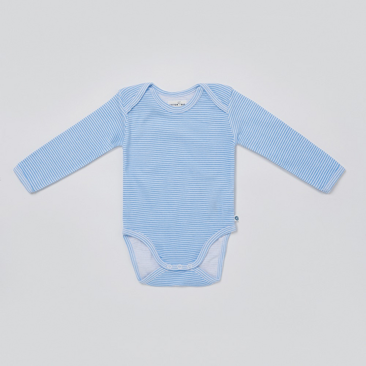 Cotton Bug Full Sleeves Romper - Set of 3 - Cloud