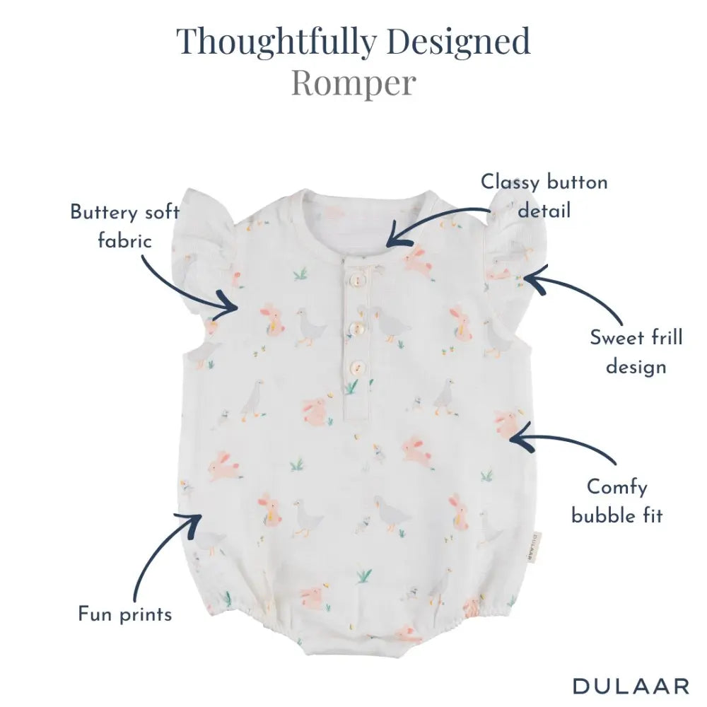 Dulaar Organic Muslin Essentials (Set of 3) - Bunny Hops and Duck Walks