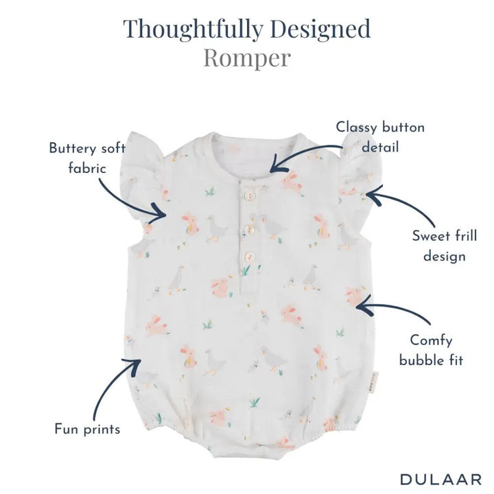 Dulaar Organic Muslin Essentials Set - Bunny Hops and Duck Walks