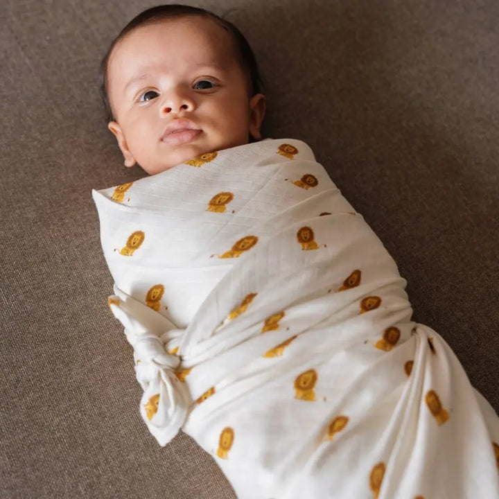 Dulaar Organic Muslin Essentials Set - Just Lion Around