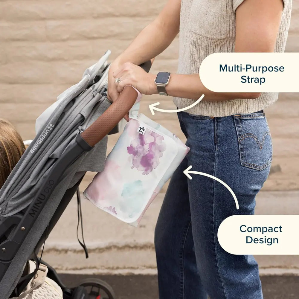 Tiny Twinkle Portable Diaper Changing Pad - Flutter