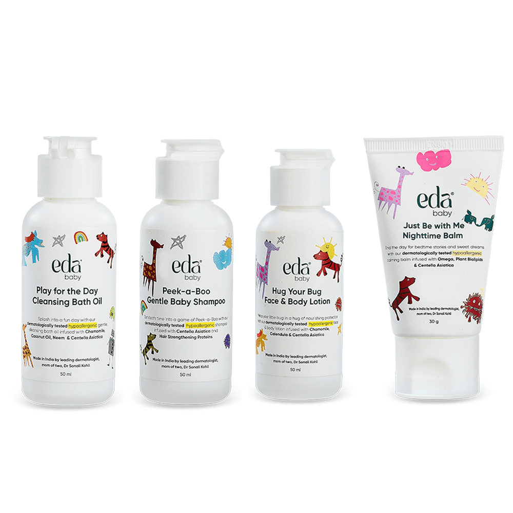 Eda Baby &amp; Child The Eda Travel Kit | Essential Care Set for Kids Aged 0-5 Years