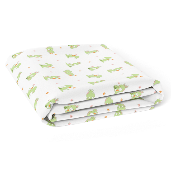 The White Cradle Cotton Crib Fitted Sheets (Pack of 2)