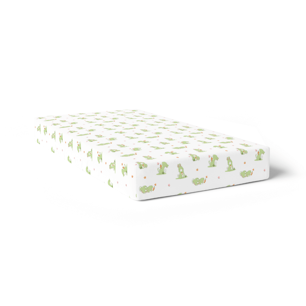 The White Cradle Cotton Crib Fitted Sheets (Pack of 2)
