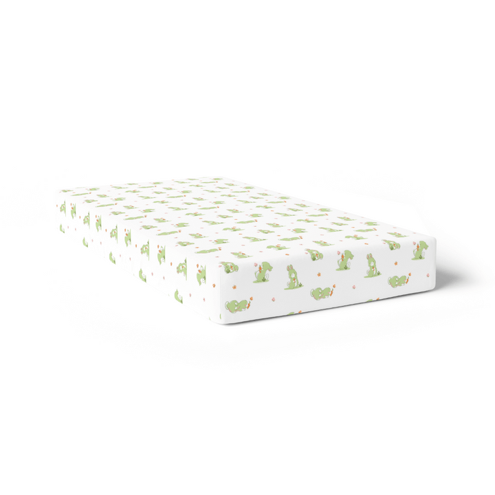 The White Cradle Cotton Crib Fitted Sheets (Pack of 2)