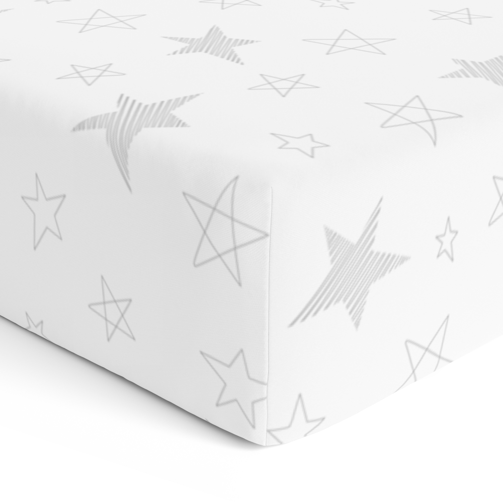 The White Cradle Organic Cotton Fitted Cot Sheet