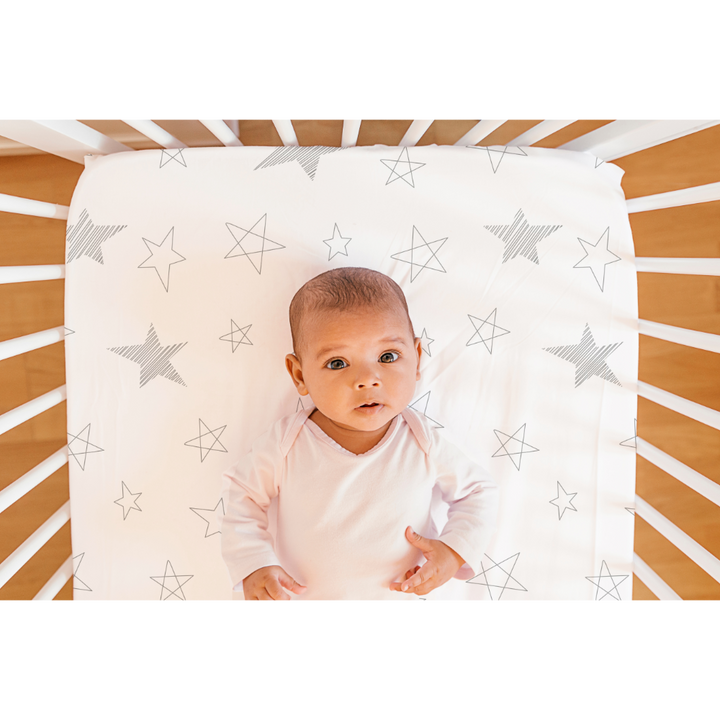 The White Cradle Organic Cotton Fitted Cot Sheet