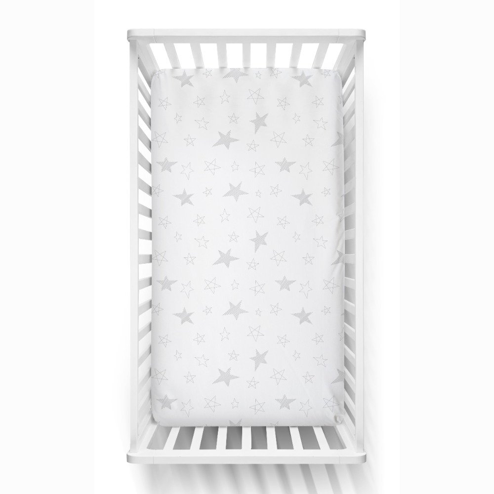 The White Cradle Organic Cotton Fitted Cot Sheet
