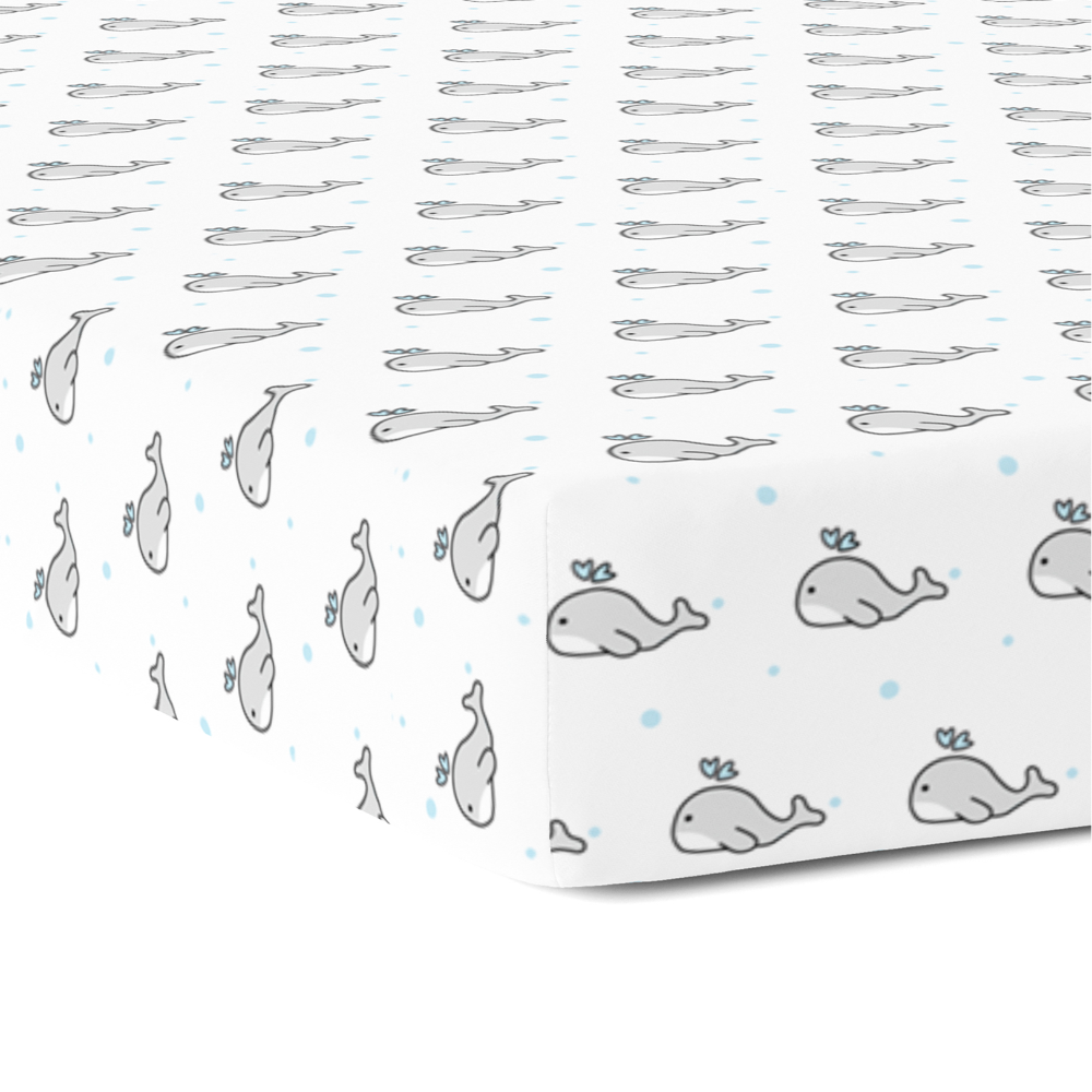 The White Cradle Organic Cotton Fitted Cot Sheet