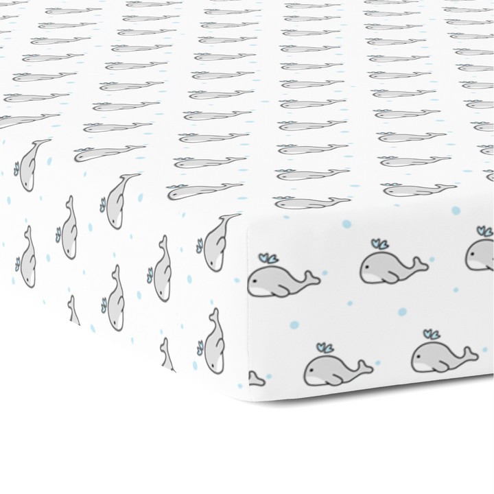 The White Cradle Organic Cotton Fitted Cot Sheet