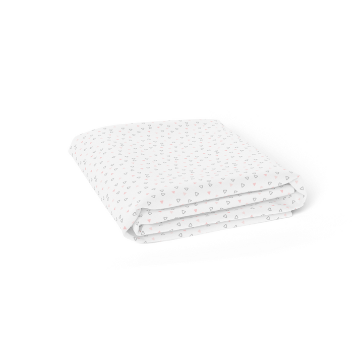 The White Cradle Cotton Crib Fitted Sheets (Pack of 2)