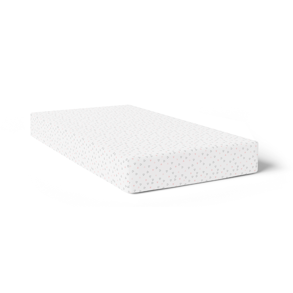 The White Cradle Cotton Crib Fitted Sheets (Pack of 2)