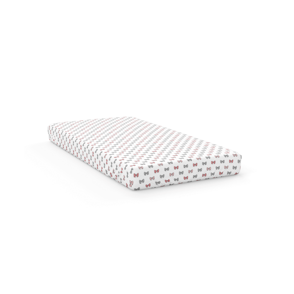 The White Cradle Cotton Crib Fitted Sheets (Pack of 2)