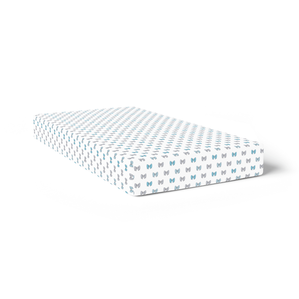 The White Cradle Cotton Crib Fitted Sheets (Pack of 2)