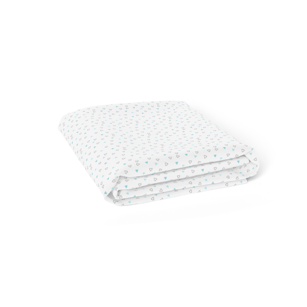 The White Cradle Cotton Crib Fitted Sheets (Pack of 2)