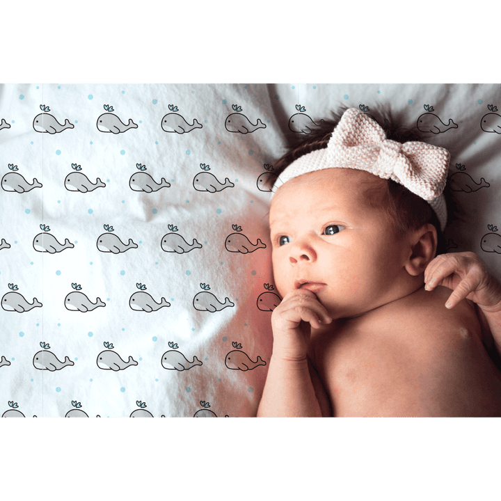 The White Cradle Cotton Crib Fitted Sheets (Pack of 2)