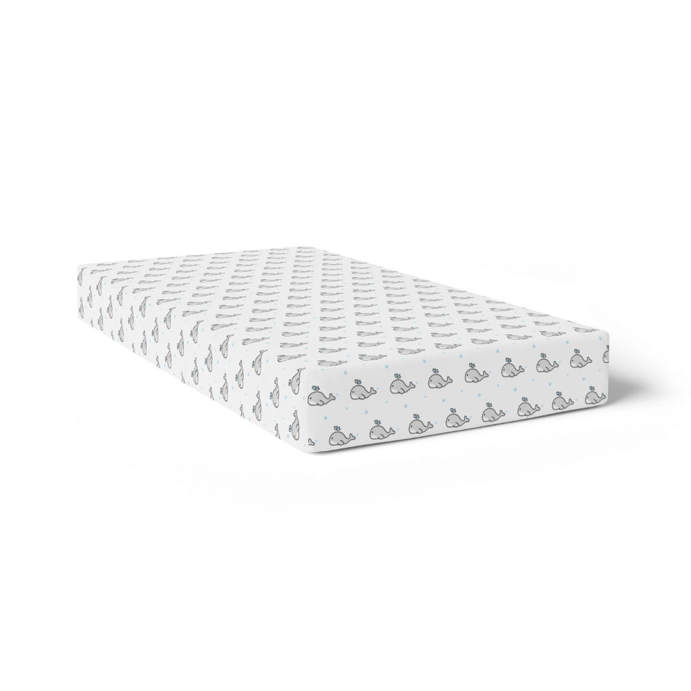 The White Cradle Cotton Crib Fitted Sheets (Pack of 2)
