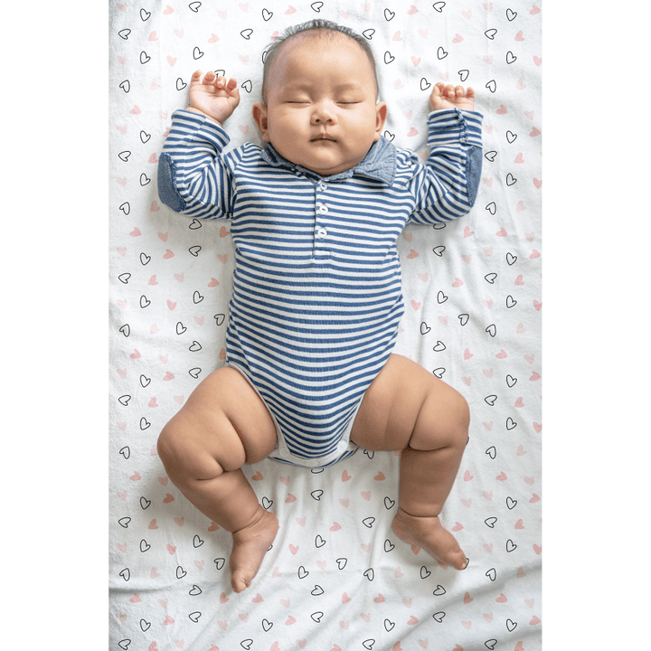 The White Cradle Cotton Crib Fitted Sheets (Pack of 2)