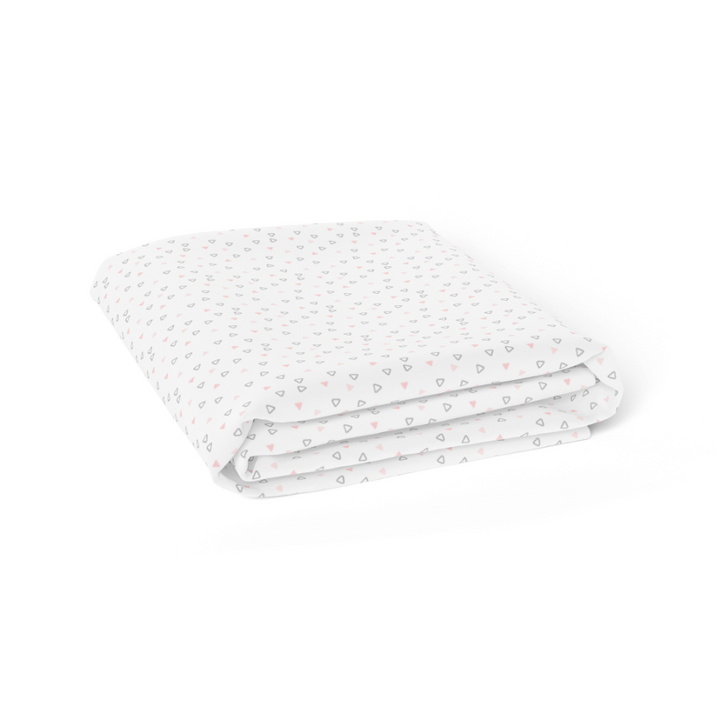 The White Cradle Cotton Crib Fitted Sheets (Pack of 2)