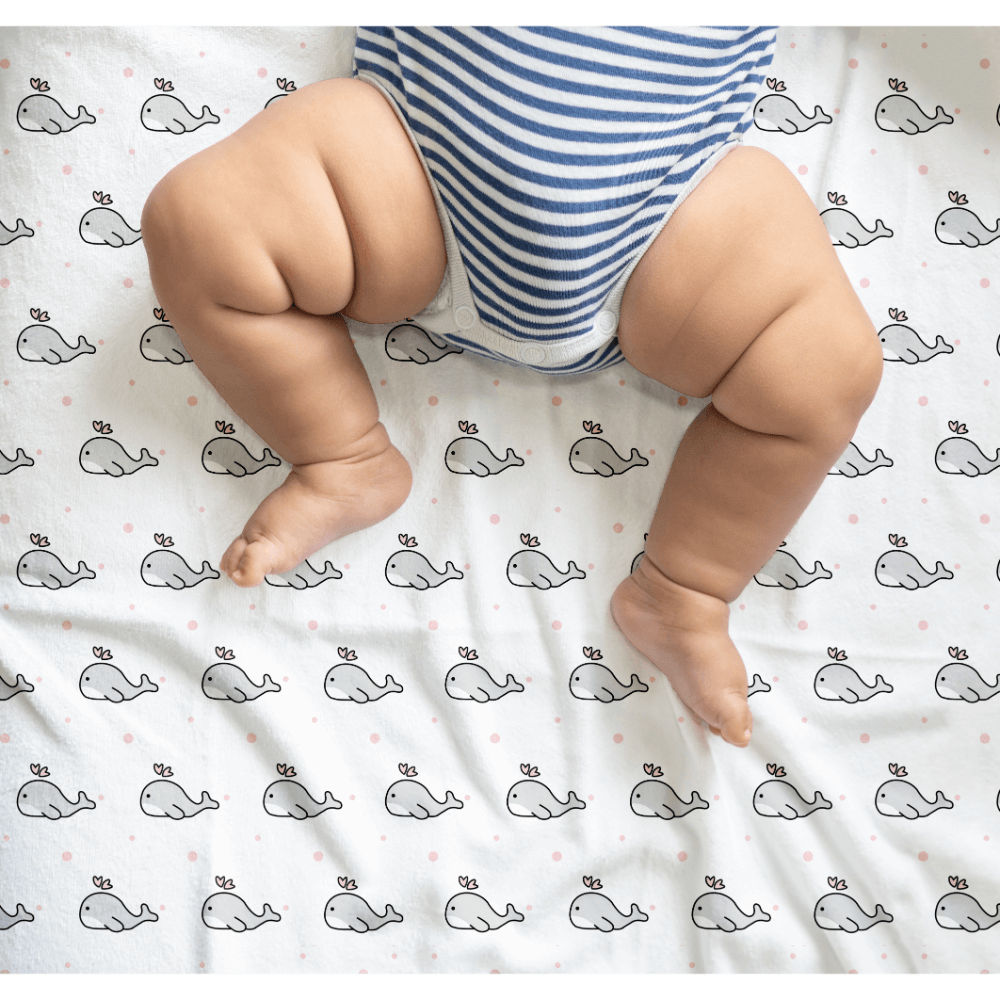 The White Cradle Cotton Crib Fitted Sheets (Pack of 2)